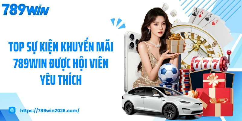 Top sự kiện khuyến mãi 789WIN được hội viên yêu thích
